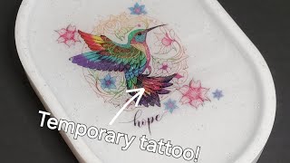#1 Lets make a resin hummingbird tray