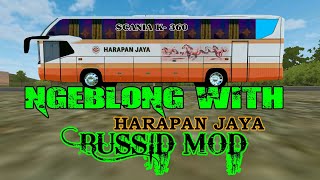 Bussid Mod Avante...ngeblong With Harapan Jaya....uji Skill Driver