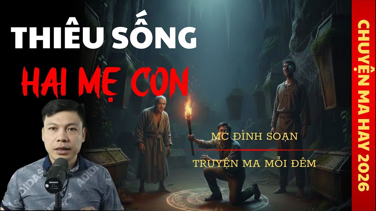 TRUYỆN MA ĐÌNH SOẠN : THIÊU SỐNG 2 MẸ CON  / CHUYỆN MA ĐÌNH SOẠN KỂ SỢ