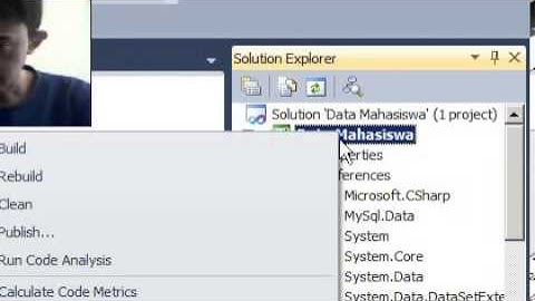 Membuat Koneksi DataBase MySql dalam Pemrograman C#