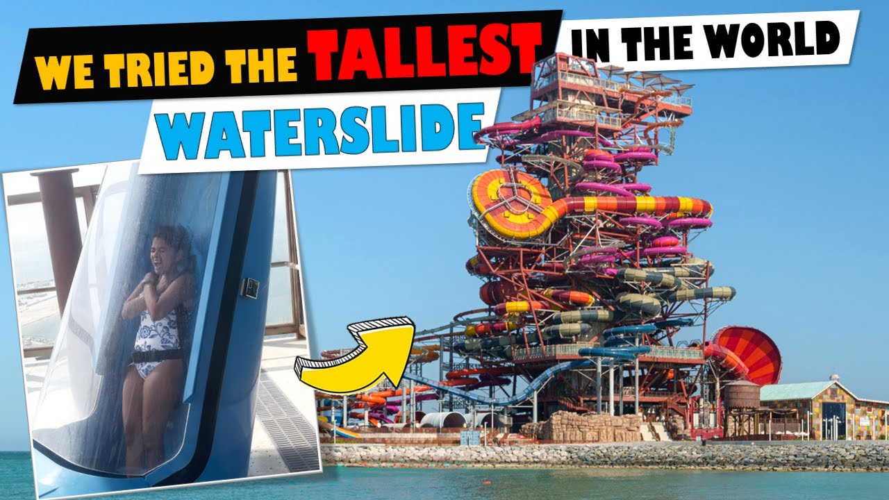 Самая высокая в мире водная горка — аквапарк «Мериал», Доха, Катар #doha