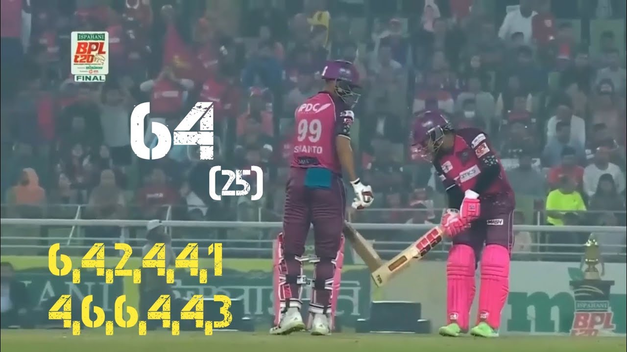 Najmul Hossain Shanto Best Run In BPL 2023।।Shanto New Run Record।।4,4,64,4,3।।।।Back Highlights।।