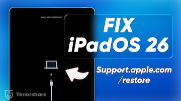 Fix iPad Stuck on support.apple.com/restore During iPadOS 26 Update | 3 Easy Solutions