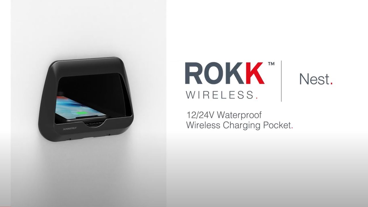 Scanstrut ROKK Wireless - Nest 12/24V Waterproof Wireless Phone Charging Pocket