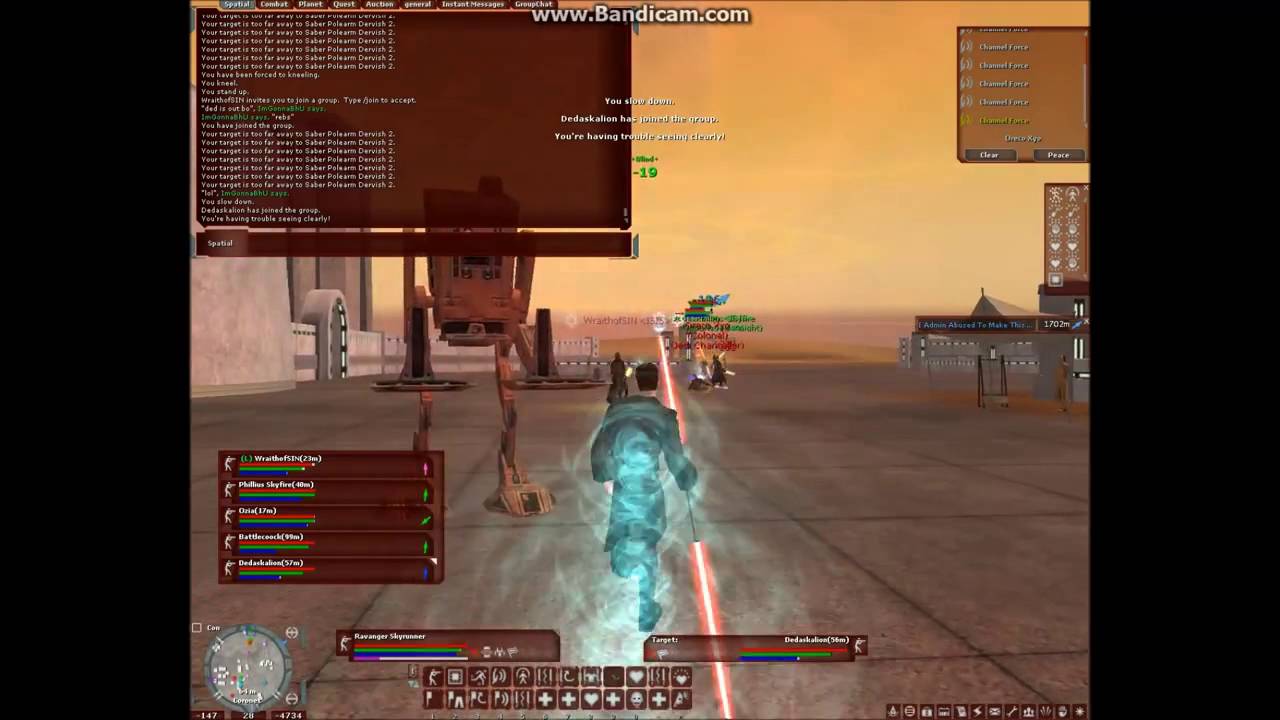 SWGEMU - NEW Leaked STORM Jedi Footage PvP - YouTube