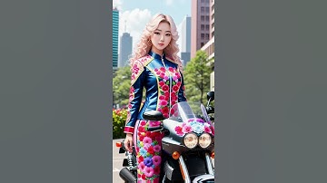 Ai #artsmart Lookbook ai 오토바이를 탄 소녀들 2부  Girls with motorcycles part 2 #shorts #short #artsmart