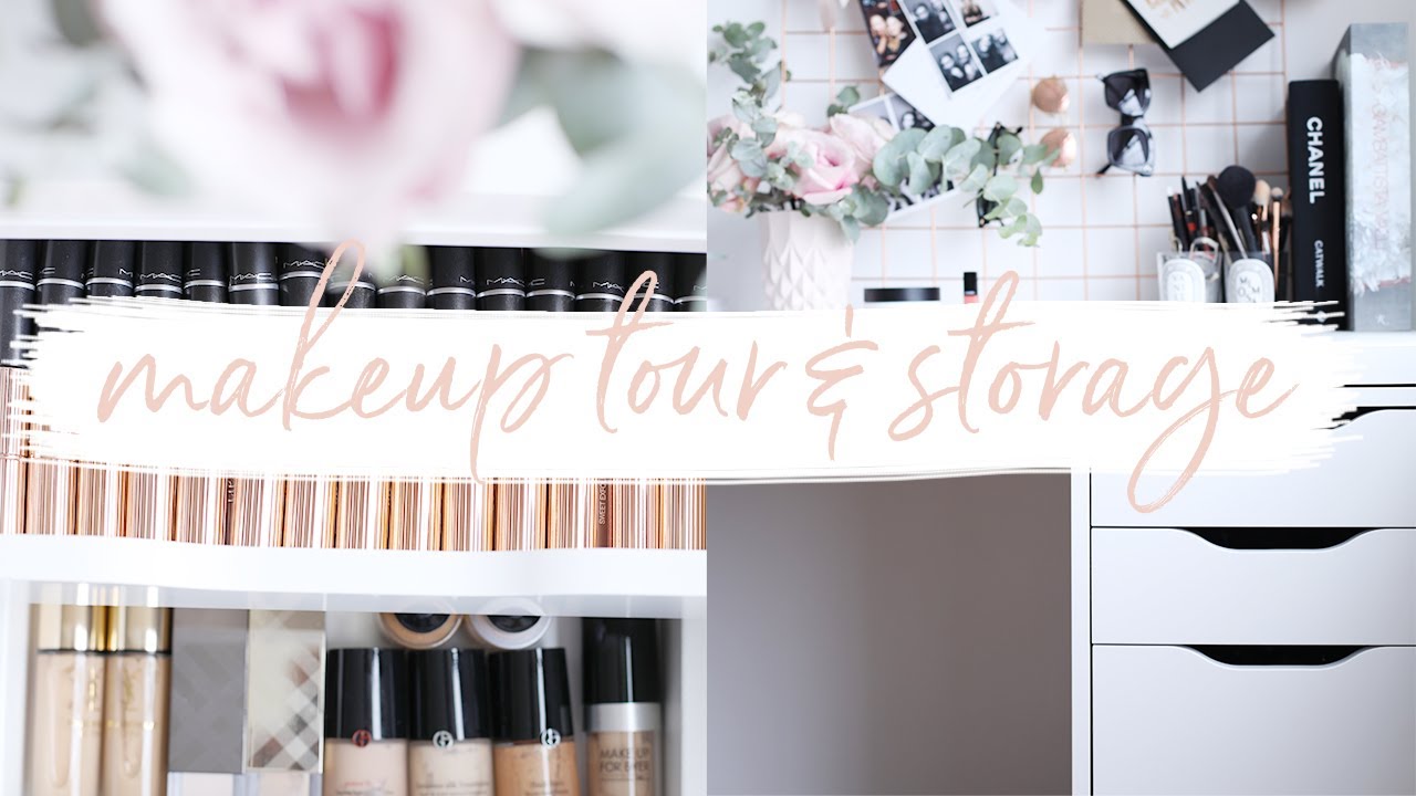 MAKEUP COLLECTION TOUR & STORAGE | Hello October