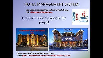 Hotel Management System Project in Java 3/3|[How to develop Hotel Management System Project in Java]