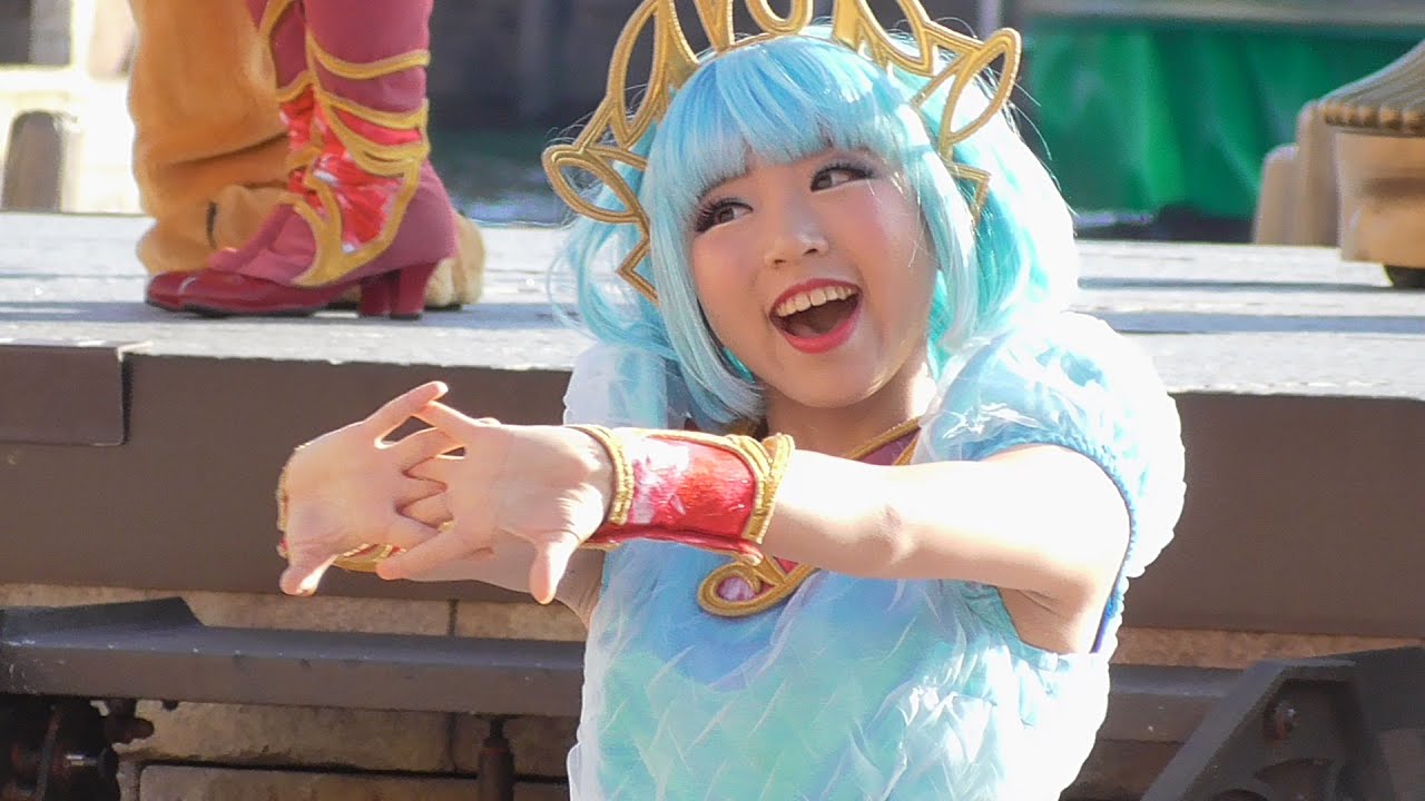 TDS クリスタル・ウィッシュ・ジャーニー 2016.6.19　伝説の水色髪ダンサーさん中心 (神回前の神ダさん中心)