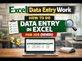 Excel Data Entry Master in 30 Days? Try This Instead
