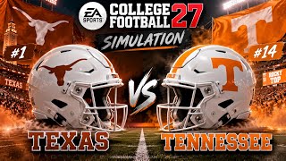 #1 Texas Longhorns vs #14 Tennessee Volunteers | Sept 26, 2026