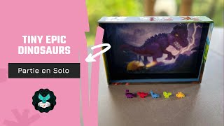 Unboxing + Partie Solo Tiny Epic Dinosaurs 🦖🦕