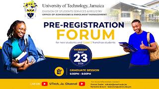 Pre - Registration Forum- Graduate Session 2026