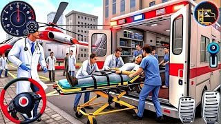 Ambulance City Rescue Simulator - 911 US Emergency Ambulance Driving 3D - Android Gameplay screenshot 2
