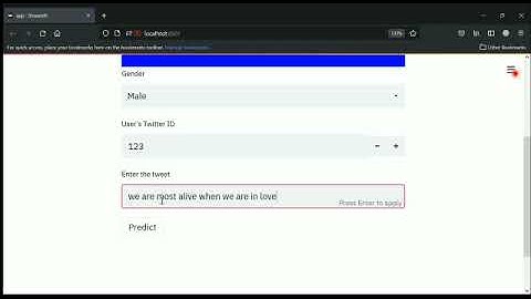 streamlit-ML app sentiment prediction