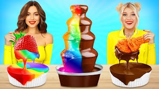 Chocolate Fountain Challenge | Crazy Food Wars by Turbo Team