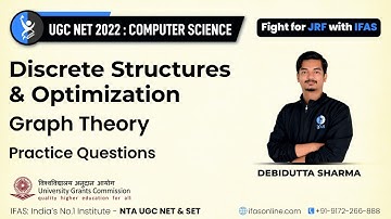 UGC NET Graph Theory Practice Questions | Discrete Structures and Optimization | L1