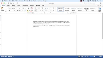 Learning Microsoft Word for Mac 2016 Tutorial | Entering Text Into A Word Document