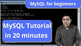MySQL Tutorial for Beginners || Creating Database and Table