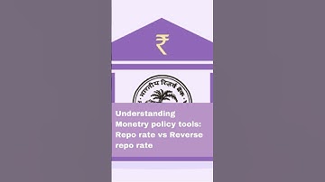 Repo rate and reverse repo rate|RBI monetary policy #shorts #finance