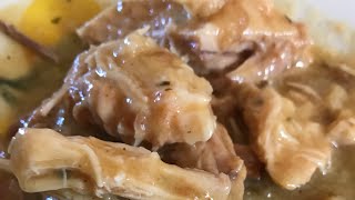 Crockpot Chicken With Stuffing | Easy Slow Cooker Dinner￼ Crocktober