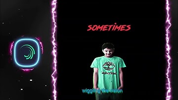 Sometimes all I think is about you || Alightmotion XML file presets - check the description #xml