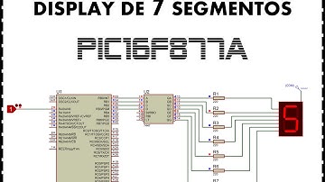DISPLAY DE 7 SEGMENTOS CON PIC16F877 PIC C CSS - LENGUAJE C MICROCHIP