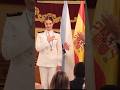Most powerful walk in Spanish history 😎 #shorts #princessleonore #spanishroyalfamily #princess