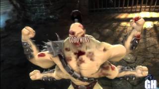 Mortal Kombat 9 Goro Victory Pose