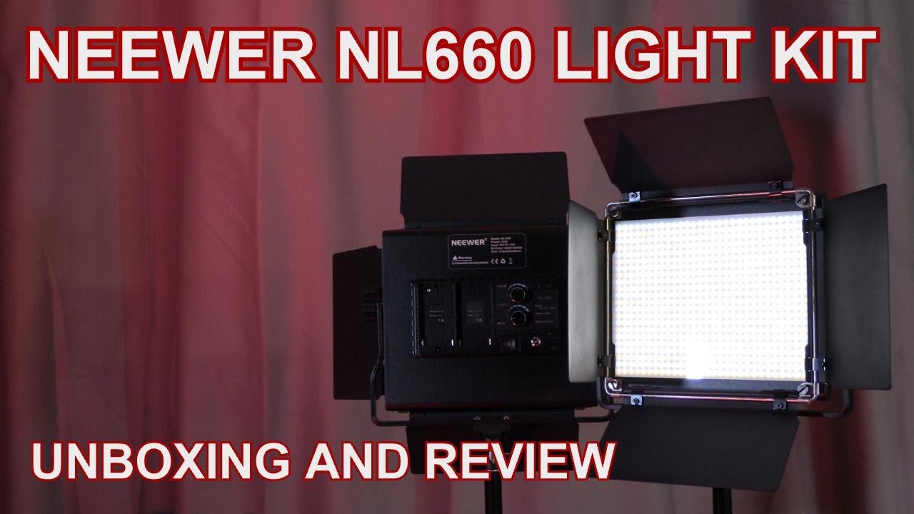Neewer NL660 Light Kit Review 