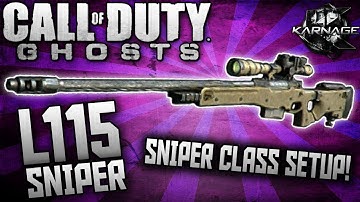 COD: Ghosts - "L115" BEST CLASS SETUP - BEST SNIPER CLASS SETUP! (COD Ghosts Best Class Setups)