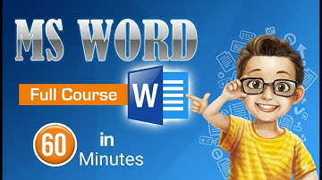MS Word Full Course Urdu Hindi | Learn Ms word in 1 Hour