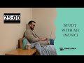 Study with me with music  25 minute pomodoro timer