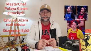 Masterchef Potaya Gizem Gitmeliydi Eylül Ve Gizem Rezil Oldu Süzgeçten Eylül Düştü