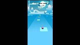 Tiles hop edm rush ball jumping game score 1295 screenshot 1