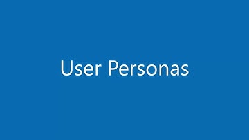 1. Introduction To User Personas