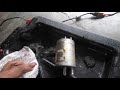 Changing fuel pump & filter on Mercedes