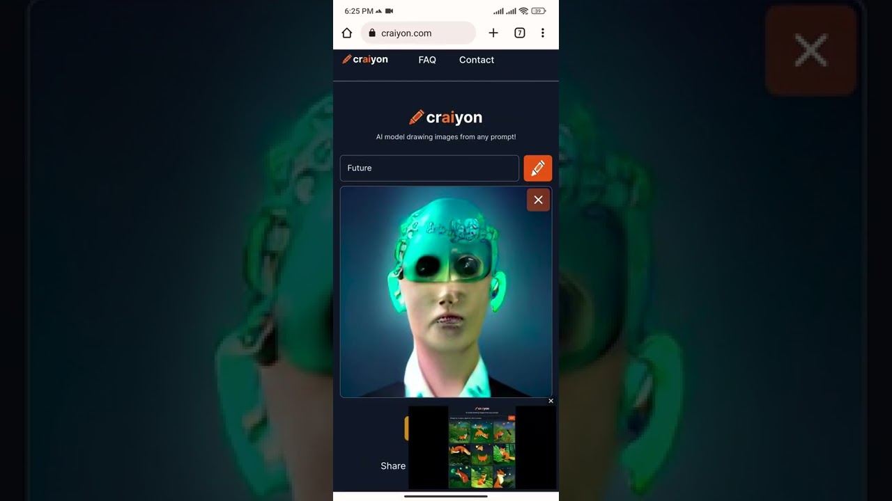 Craiyon Webste AI Images Generator 