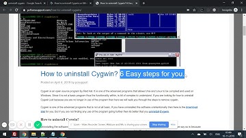 How to uninstall Cygwin?  6 Easy steps for you - PC Fixes Support