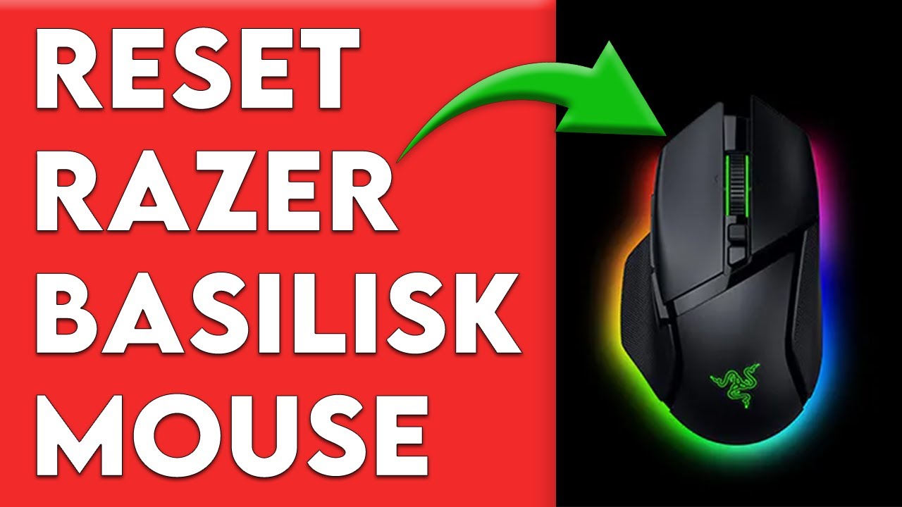 How To Reset Razer Basilisk Mouse (How To Do A Factory Reset On Razer ...
