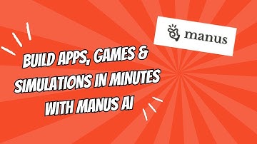 Revolutionize Creation: Build Apps, Games & Simulations in Minutes with Manus AI!