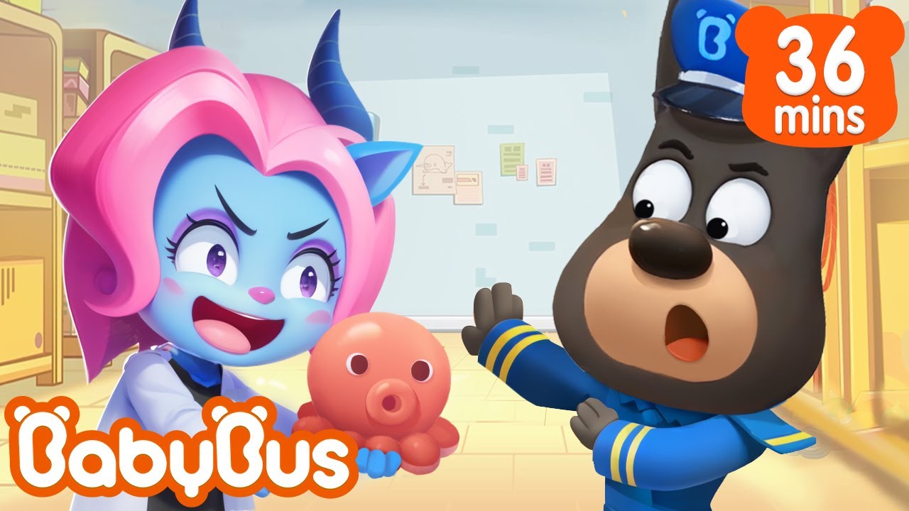 Cạm bẫy bên trong đồ chơi | Hoạt hình cảnh sát trưởng Labrador | BabyBus