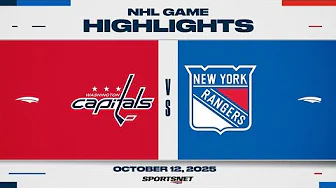 NHL Highlights | Capitals vs. Rangers - October 12, 2025