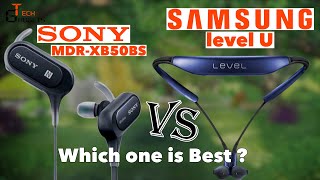 Samsung Level U Vs Sony MDR earphone 