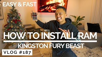 HOW TO INSTALL RAM | Kingston Fury Beast Review & Setup