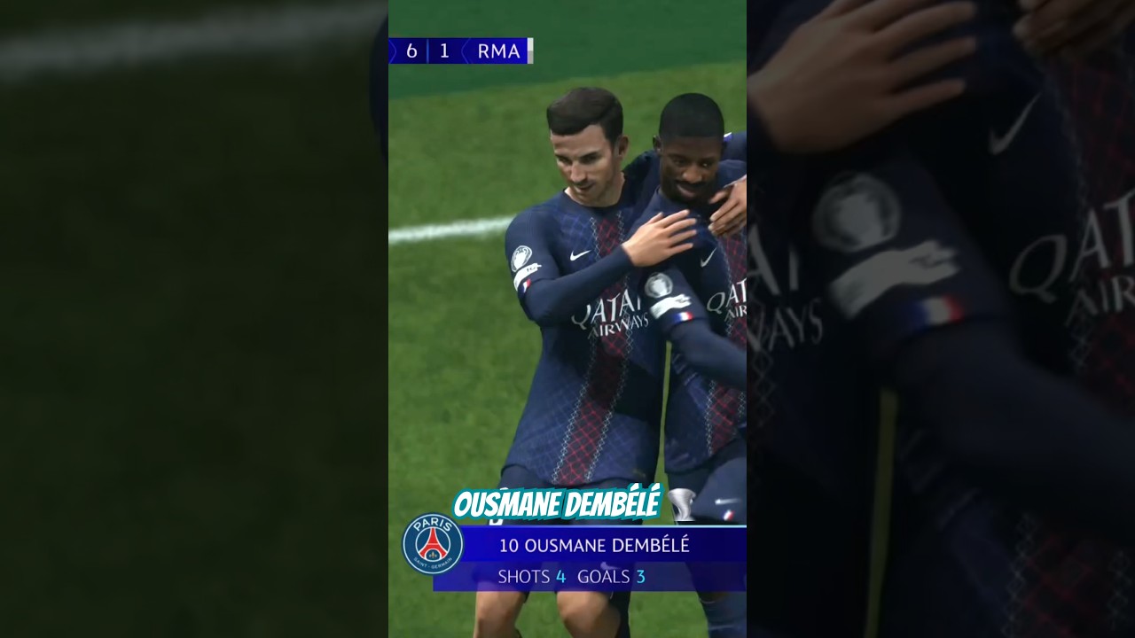 Ousmane Demb&eacute;l&eacute; in EA FC26 #eafc26 #fifa #dembele #psg #realmadrid #dcypherri4 #ps5