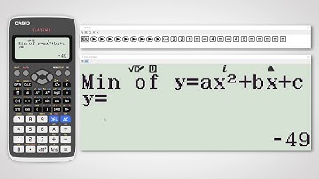 Solving Second Degree Polynomial Equations - Casio fx-991EX Classwiz