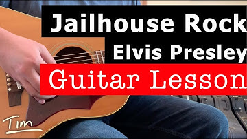 Elvis Presley Jailhouse Rock Guitar Lesson, Chords, and Tutorial