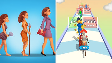 Human Evolution Run 🐵👨🏻🤖 Gameplay Android, iOS - Evolve Yourself