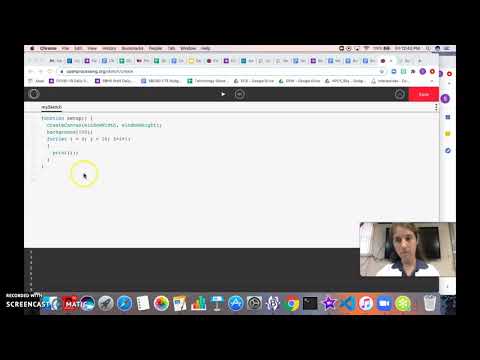 for loops in P5js